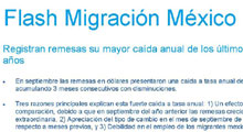 Flash Migracion Mexico